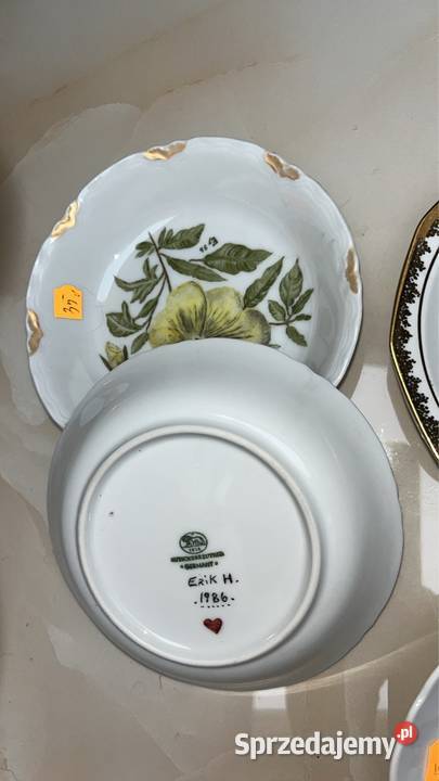 2 porcelanowe miseczki Ręcznie malowane Gdańsk