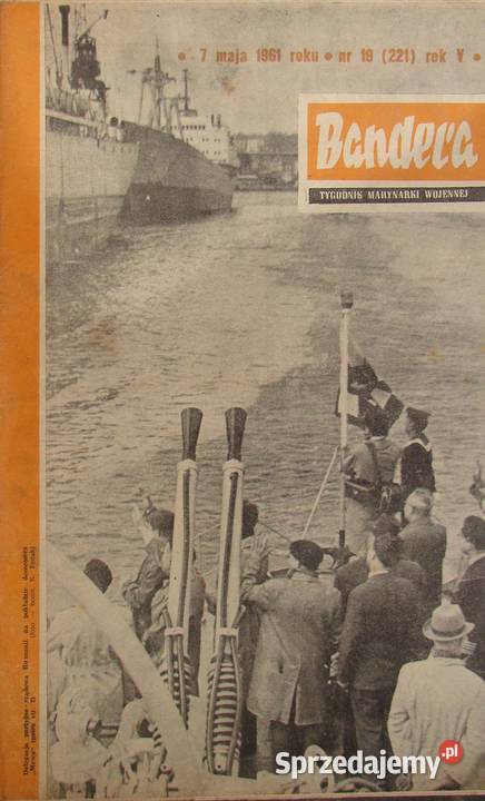 Bandera tygodnik Marynarki Wojennej 1961 Limanowa