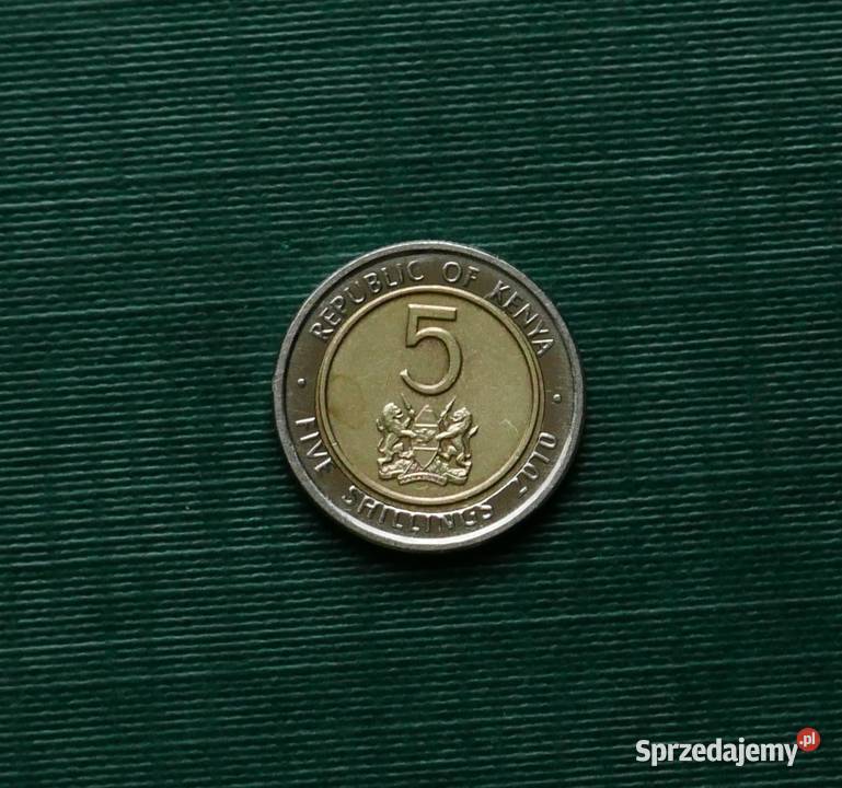 KENIA 5 szylingów 2010r Numizmatyka