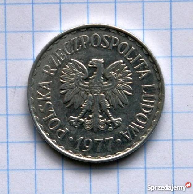 1 ZŁOTY 1977 POLSKA Piszczac