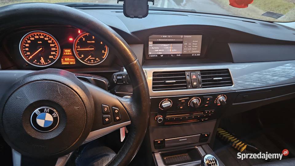 E60 LCI 520D M47 manual 2007r rej 2008 163 Białystok