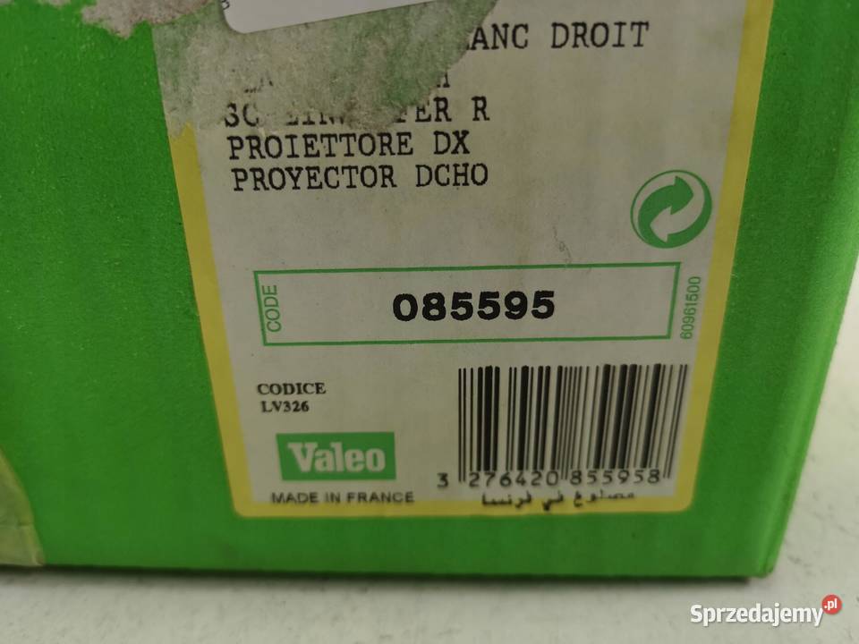 LAMPA PRAWY PRZÓD PEUGEOT 306 19932001 NOWA Lampy przeciwmgielne sprzedam