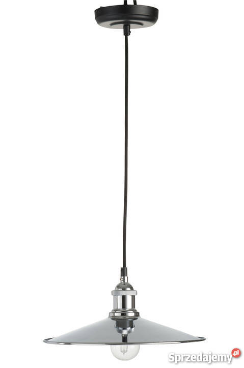 Lampa srebrna chromowana