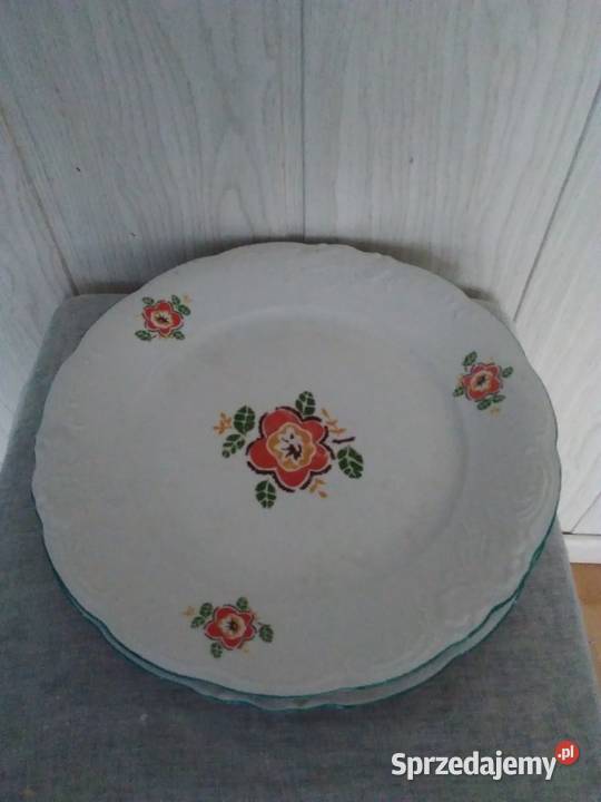 Porcelanowe talerze Wawel 2 sztuki 7080 Świdnica sprzedam