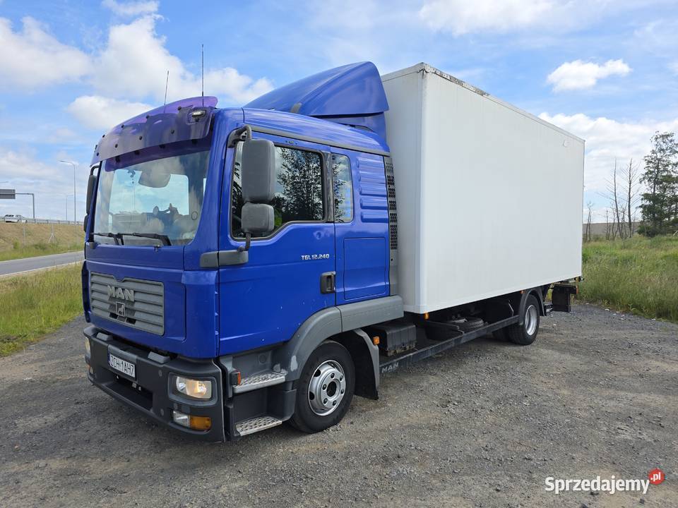 MAN TGL 12.240, Manual, 12 EP, Winda MBB 1500 kg, 6t ładowności, Klima
