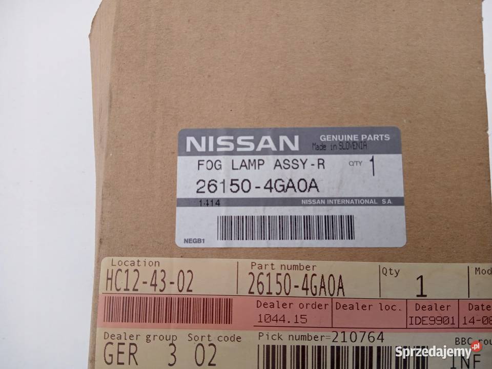 HALOGEN PRAWY PRZÓD LED INFINITI Q50 QX60 QX80 Nowy Tomyśl sprzedam