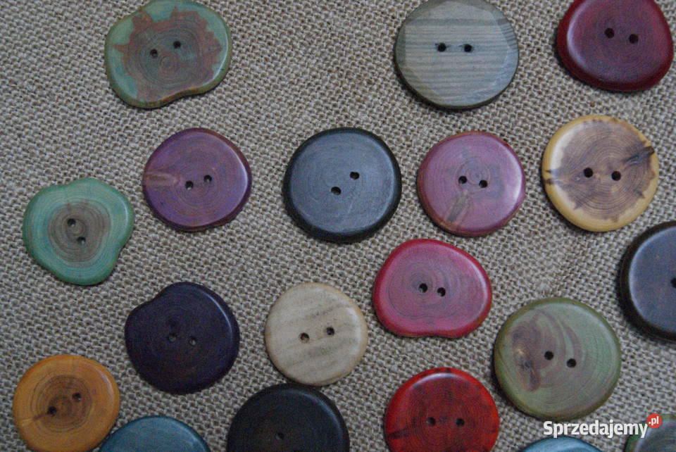 Guzik drewno rękodzieło artystyczne Antyki, Sztuka, Kolekcje Łódź