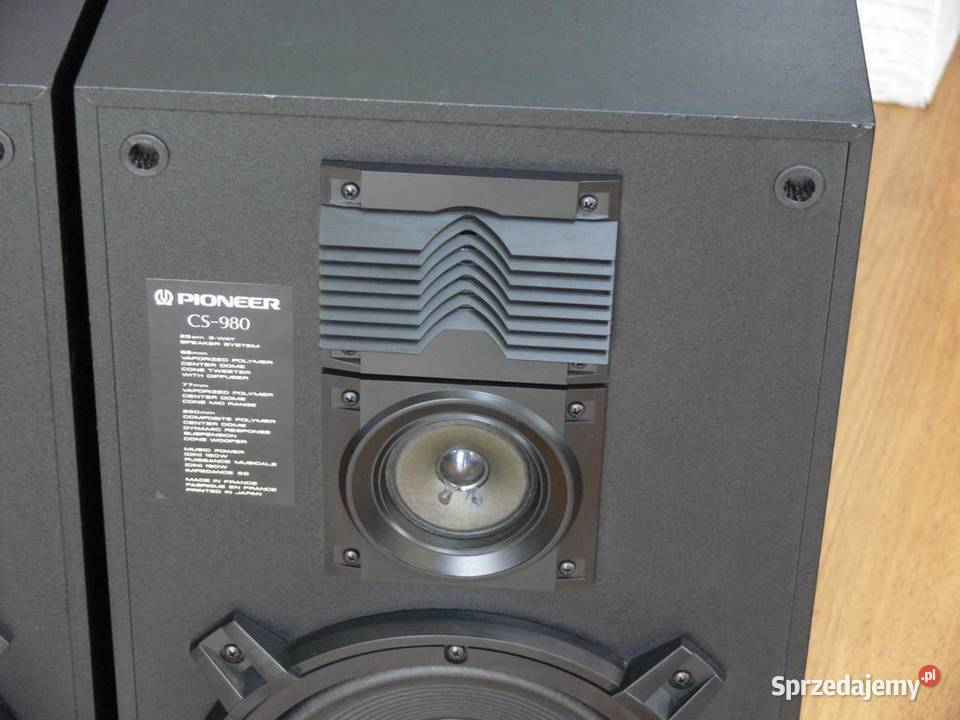 Legendarne kolumny Pioneer CS 980 Vintage Słuchawki i głośniki