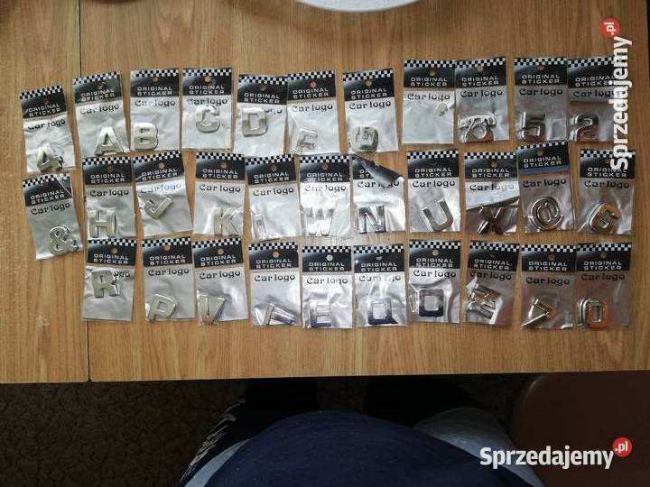 Literki samoprzylepne