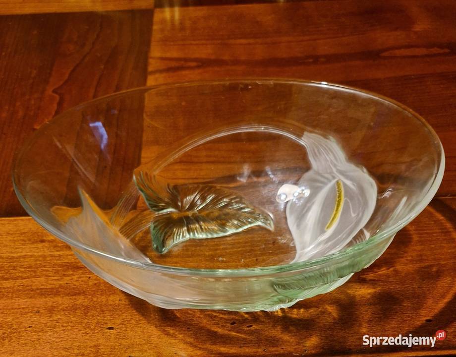 Oryginalna SALATERKAMISA szkłowypukły motyw Lublin