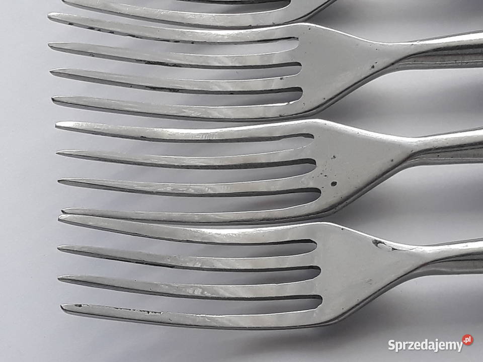 Widelce obiadowe 1 BAKELIT Gerlach sztućce PRL Dąbrowa Górnicza