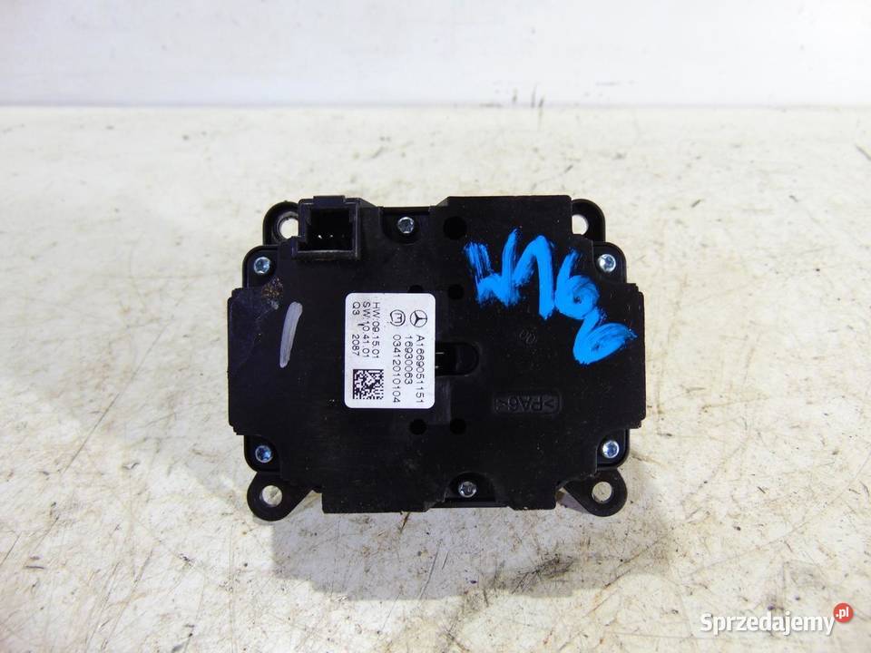 PANEL PRZYCISK DSR MERCEDES ML W166 A1669051151