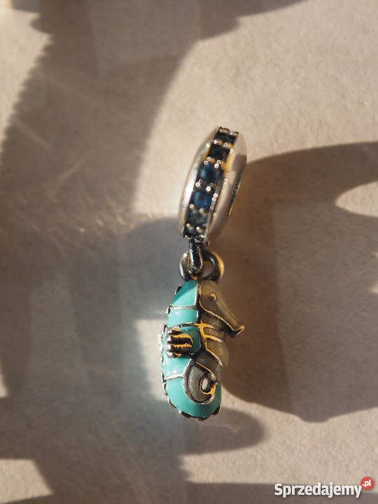 Pandora Charm koralik zawieszka konik morski srebrne Warszawa