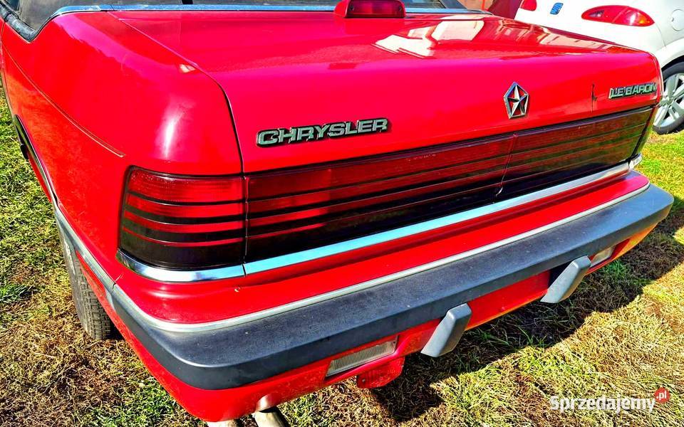 CHRYSLER LE BARON 8893 CABRIO KLAPA BAGAŻNIKA mazowieckie Radom