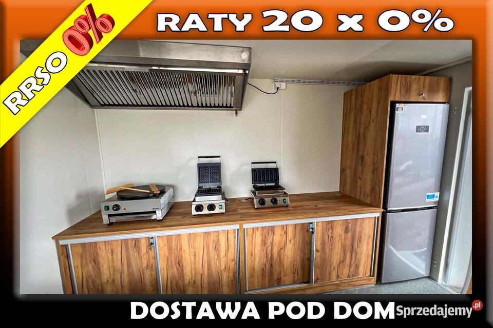 Budka gastronomiczna przyczepa gofry naleśniki Kotlin