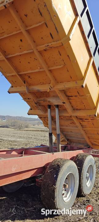 Przyczepa tandem wywrotka 14t skorupowa