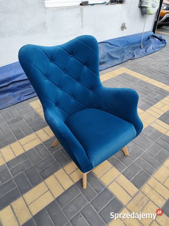 Fotel uszak turkusowy Radom Warszawa