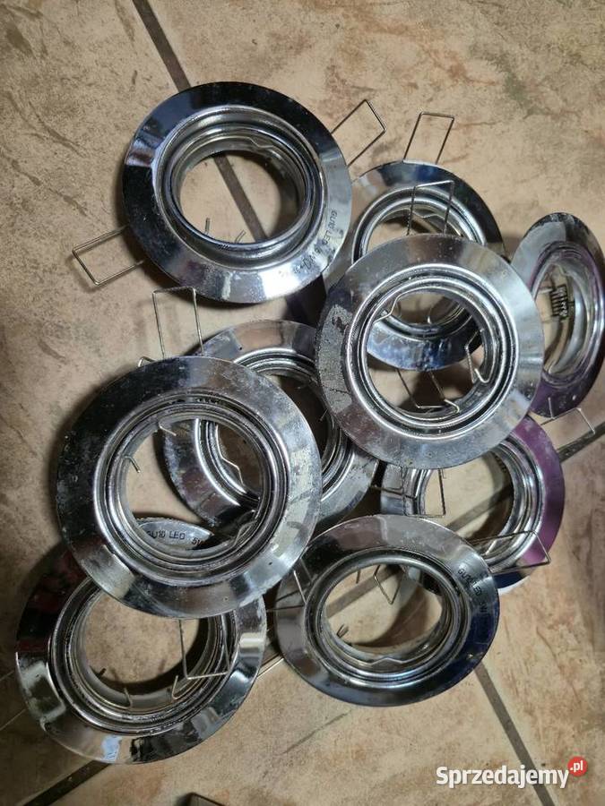 Oprawki oczka sufitowe 9 sztuk Dąbrowa Górnicza