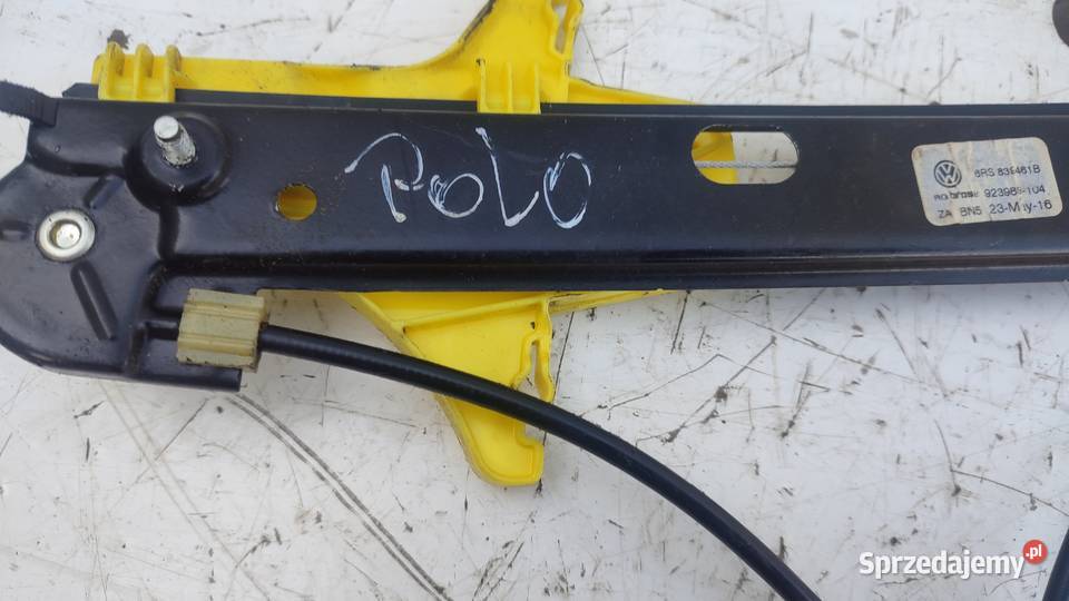 16MECHANIZM PODNOŚNIK SZYBY LEWY TYŁ VW POLO V