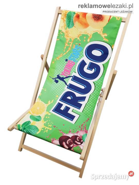 Leżaki promocyjne z logo idealne jako reklama mazowieckie Warszawa