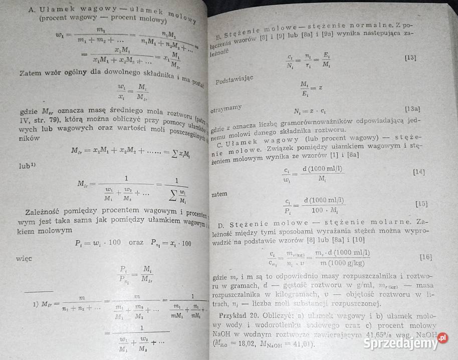 Podstawy obliczeń chemicznych Henryk Całus Rok wydania 1970 Chełm