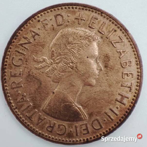 1965 Elizabeth II Dei Gratia Regina Jeden Penny Katowice