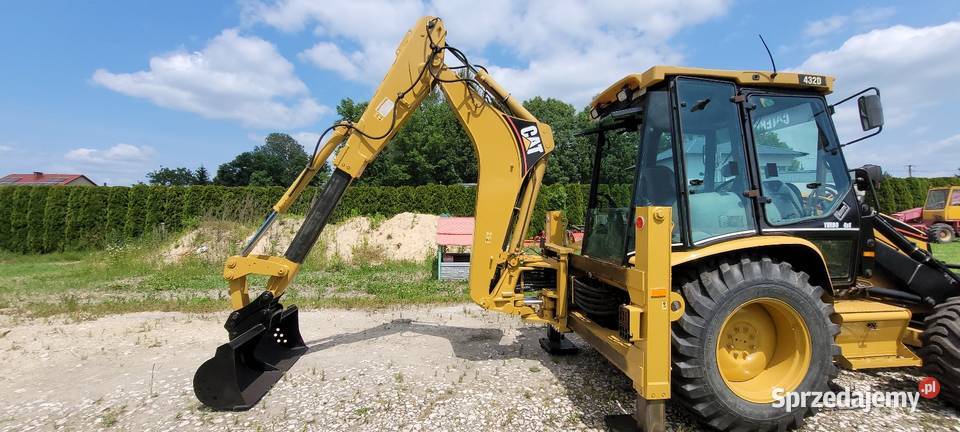 Koparko ładowarka Cat 432D dzoistik Nowy Korczyn