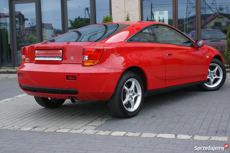Toyota Celica VII 18 VVTi COUPE ZAREJESTROWANY aluminiowe felgi pomorskie Reda