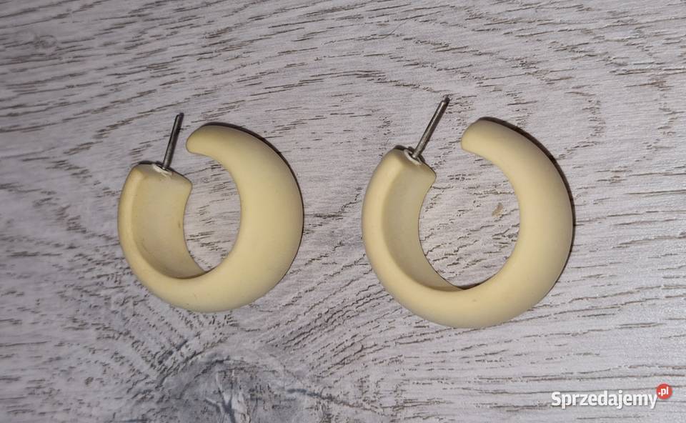 Kolczyki damskie koła żółte Łódź