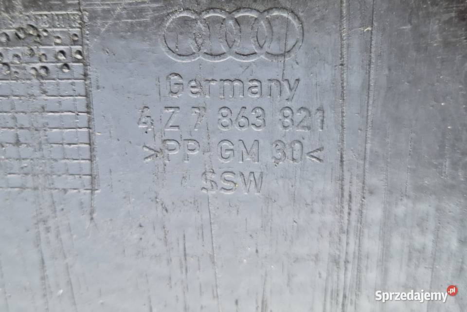 OSŁONA DOLNA SILNIKA AUDI A6 C5 ALLROAD QUATTRO świętokrzyskie Działoszyce