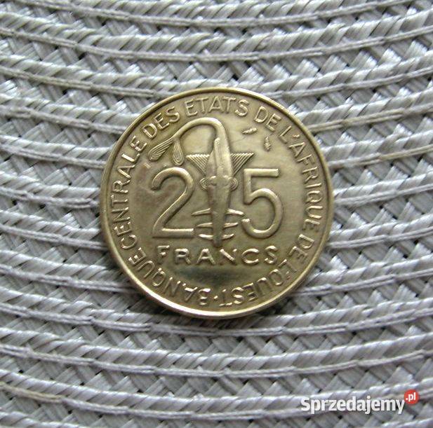 Afryka Zachodnia BCEAO 25 Frank 1987r Kalisz