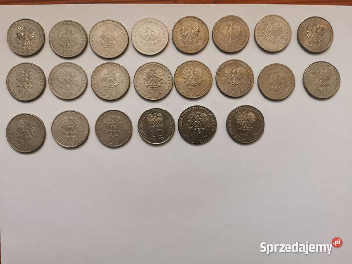 Monety PRL 22 sztuki Lębork sprzedam