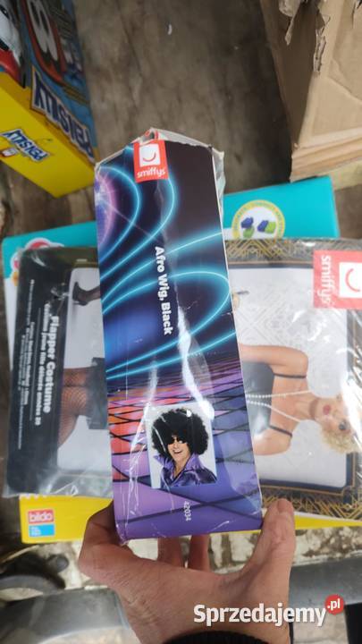 Smiffys peruka afro czarna Afro Wig Książ Wielkopolski