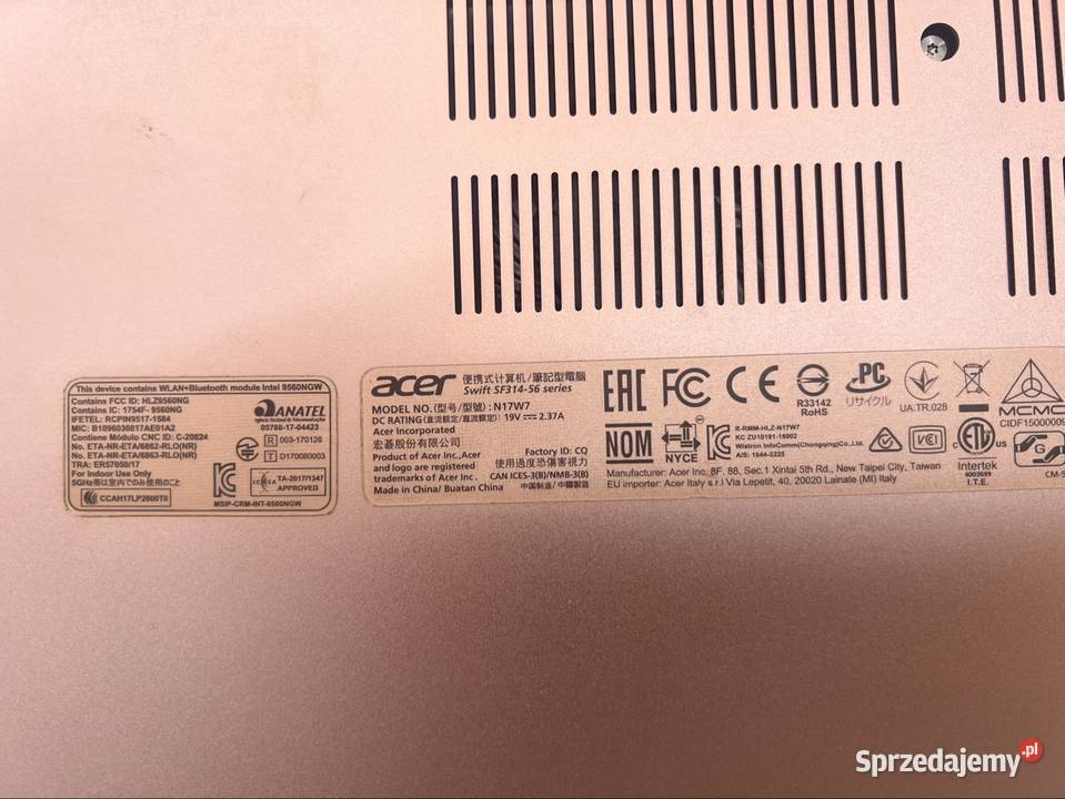 Laptop Acer Swift 3 SF31456 plus dodatkowa kujawsko-pomorskie Bydgoszcz