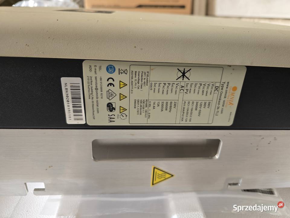 Falowniki osprzęt do PV Trzcianka