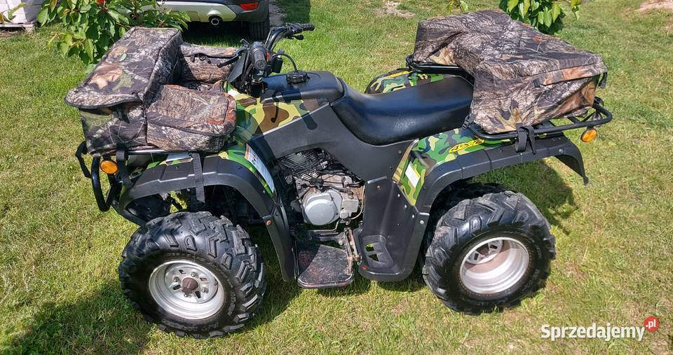 Quad 250 ccm na wale kardana Klucze