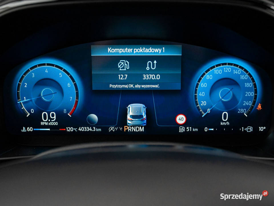 Ford Focus GD4N46323 EcoBoost ST X Pakiet zimowy czujnik martwego pola