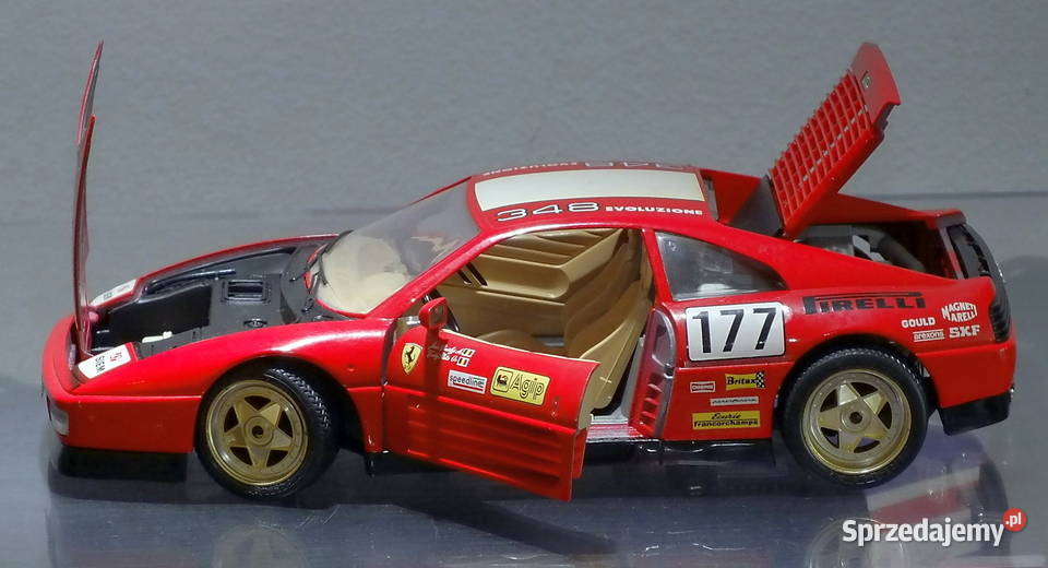 Bburago Ferrari 348 tb Evoluzione 118 Made in Antyki, Sztuka, Kolekcje