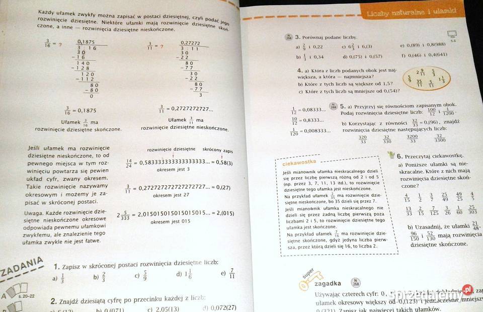 Matematyka z plusem 6 Wersja nauczyciela M miękka Chełm sprzedam