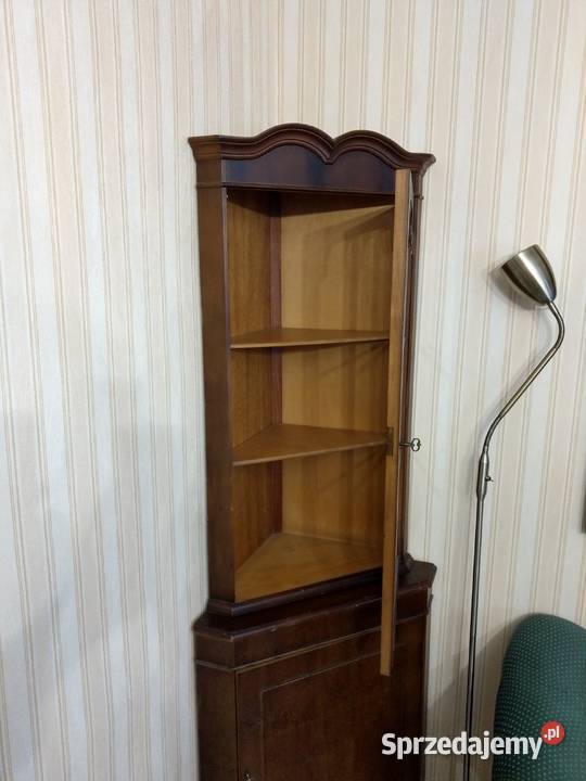 Stylowa drewniana witryna regał Supraśl