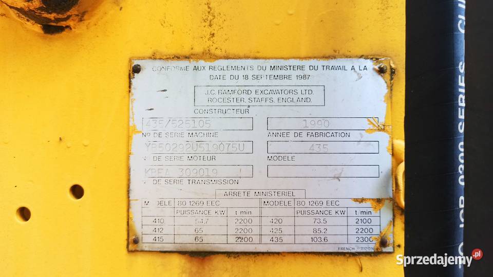 Ładowarka przegubowa JCB 435 Gończyce