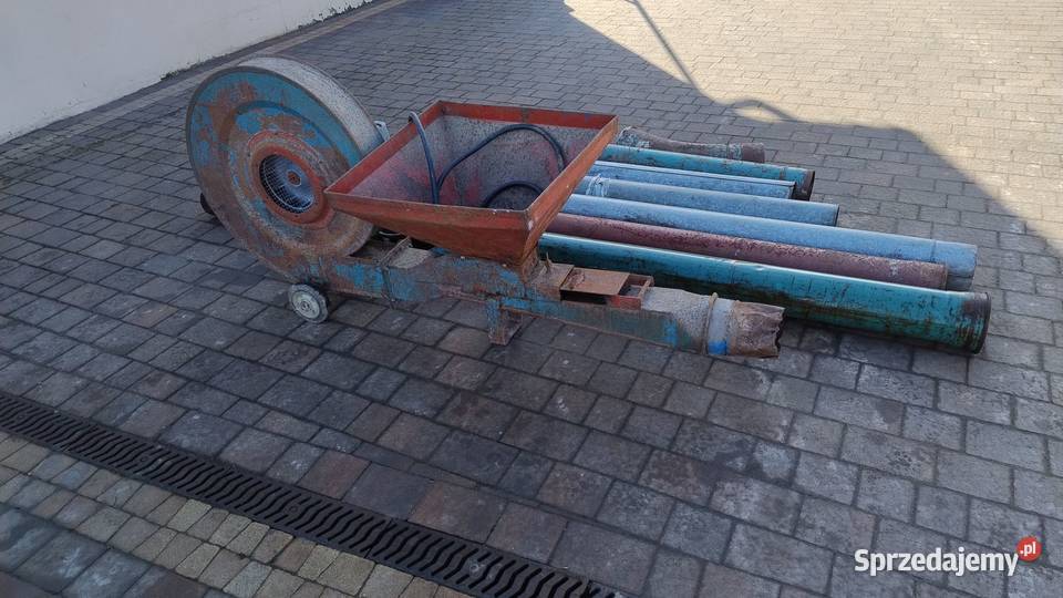 Dmuchawa Do Zboża Niemiecka Komplet Rur wielkopolskie Kowale Pańskie