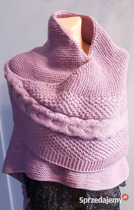 Chusta robiona na drutach