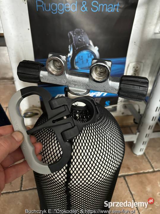 Uchwyt rączka do butli w kolorze czarnoszarym Bytom