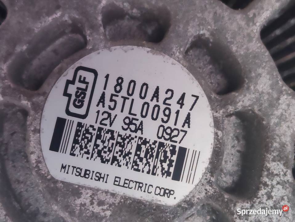 Alternator Mitsubishi Colt VI CZ3 1800A247 Pleszew