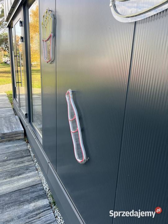 Neon led hot dog Poznań