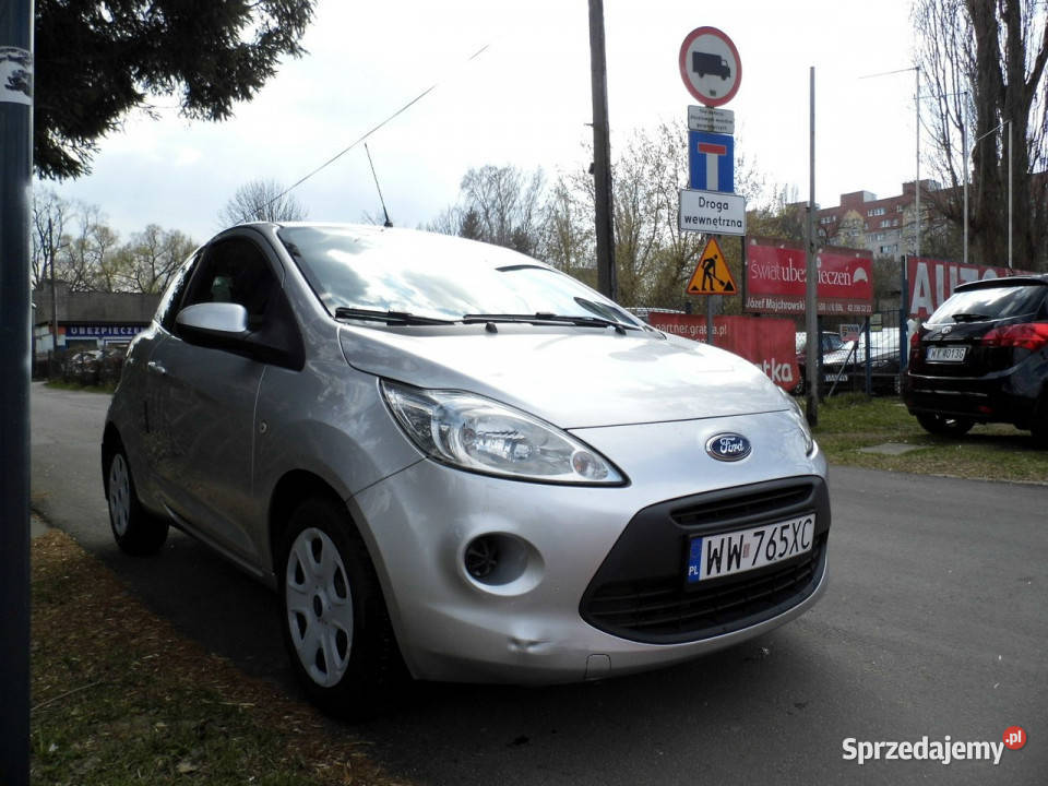 Ford KA 12 klima II 2008 srebrny łódzkie Łódź
