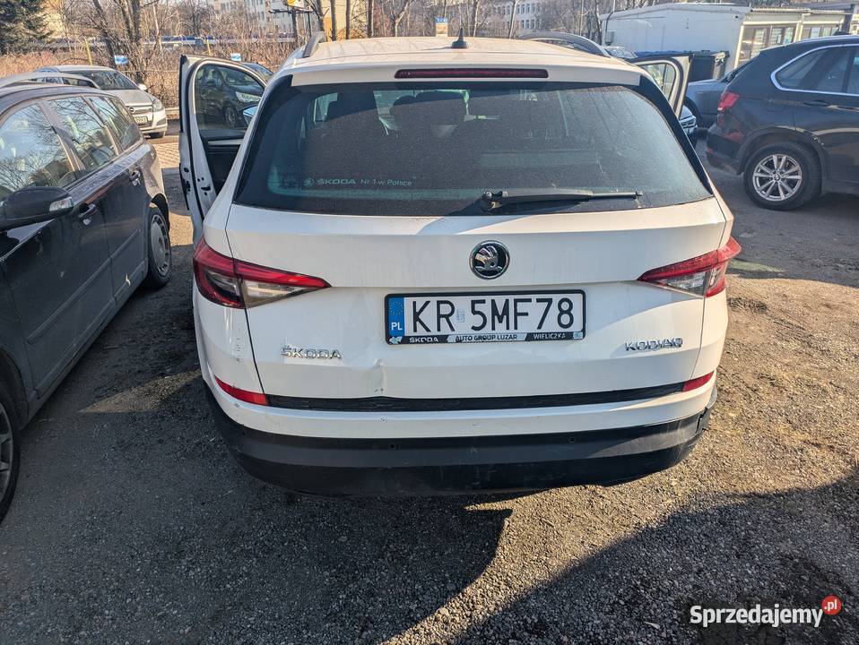 Syndyk sprzeda samochód osob Skoda Kodiaq 15 TSI Kraków sprzedam