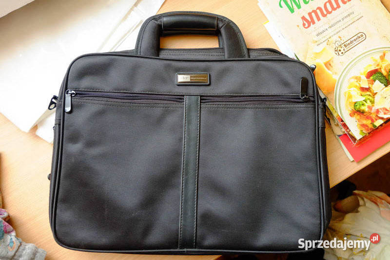 Torba na laptopa pojemna elegancka skórzane