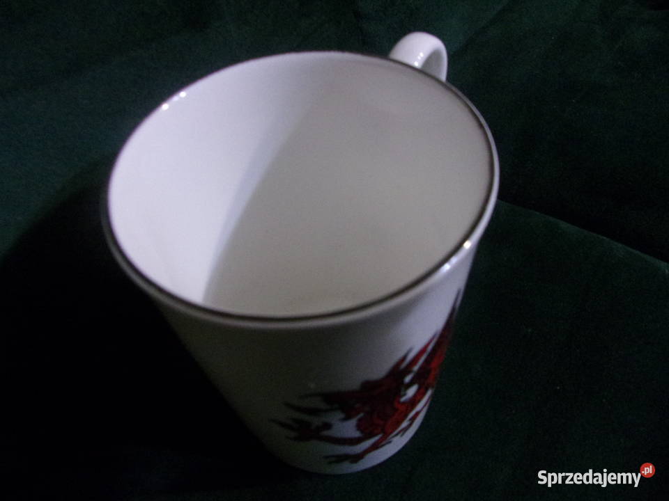 Porcelanowy komplet Kubek i skarbonka ze smokiem Warszawa